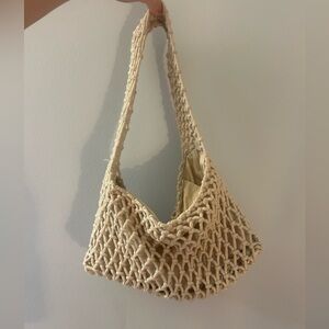 Crotchet Cream Bag